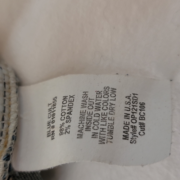 Vintage Blue Cult Boot Cut Jeans Never Worn Sz 31 - Picture 5 of 6